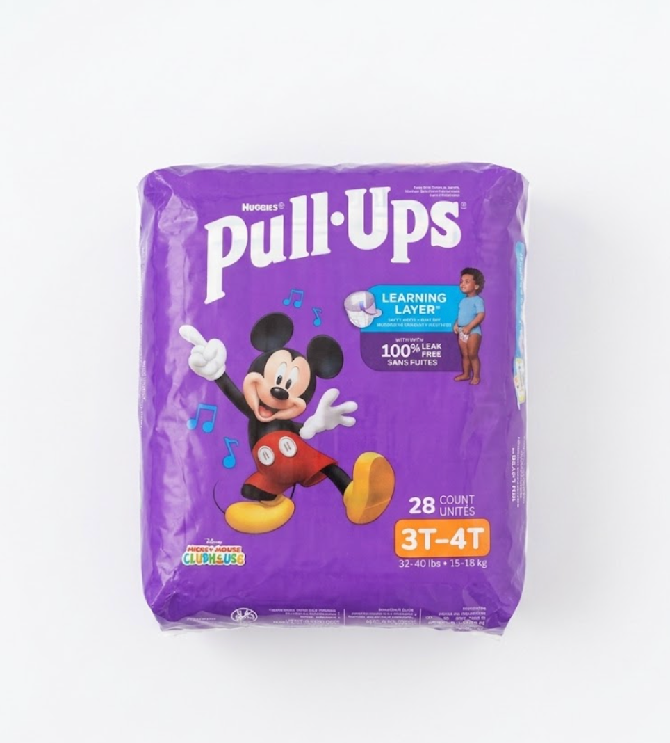 Pull-Ups Boys' Potty Training Pants, Size 3T-4T Training Underwear (32-40 lbs), 28 Count