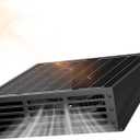 25W Solar Fan for Chicken Coop, 430CFM Solar Exhaust Fan with IP67 Waterproof Solar Panel-No Wiring Required, Easy Install Greenhouse Fan for Shed, Attic,Barn, Dog House