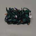 PREXTEX Christmas String Lights with Green Wire - 100 Count, 20 Ft Multicolored Christmas Tree Lights for Xmas Decorations Indoor and Outdoor - Incandescent String Light for Patios, Fences, Holidays