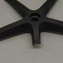 BestOffice | Ergonomic Office Chair | Mid-Back Swivel Desk Chair | Breathable Backrest & Lumbar Support | Adjustable Height | Sponge Seat | Rolling Wheels | Dark Black | for Adults & Women