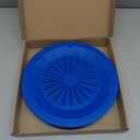 Tessco for you 12 Pcs Reusable Plastic Paper Plate Holders 10 Inch Heavy Duty Plastic Paper Plate Holder Set with Snap in Grooves for 9 Inch Plates, Dishwasher Safe for Picnic Party BBQ (Dark Blue)