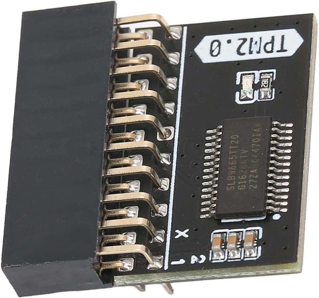 TPM2.0 Encryption Security Module, GA 20-1 Pin 2 * 10P TPM Remote Card Encryption Security Board, Compatible with 2.0 System, for for