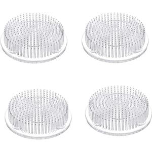 Set of 2 Flower Frog Clear Plastic Pin Frog Flower Arrangement Holder 2.76" Inch (70mm)