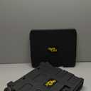 dbest products Quik Cart Sport Collapsible Rolling Crate on Wheels for Teachers Tote Basket 80 lbs Capacity, Made from Heavy Duty Plastic Used as a Seat, Black, Compact