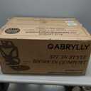 GABRYLLY Ergonomic Office Chair, Big and Tall Mesh Chair with Lumbar Support, 3D armrest - 215 Rotation, Adjustable Headrest & Soft Seat, Durable Computer Chair 350LBS for Work Gaming, 29.5"d X 23.6"w X 45.7"-51.2"h