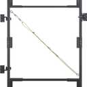 Steel Frame DIY Gate Building Kit,Fence Gate Kit Suit for 36-60" Wide Openings Up to 7 Feet High Fence,Fits 1" x 4" & 2"x4" Wood