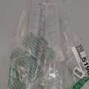 2PCS 50ml Measuring Cylinder, Plastic Transparent Graduated Cylinder, Science Test Tube Flask, 2-Sided Bule Measuring Lines Graduated Cylinder Beaker