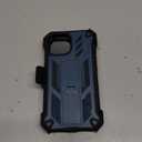 FNTCASE for iPhone 15 Phone Case: for iPhone 14/13/16e Case Military Shockproof Protective Rugged Cell Phone Cover with Kickstand & Belt-Clip Holster, Heavy Duty Hard Cases 5G - 6.1 Inch Blue