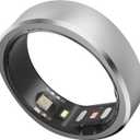 RingConn Gen 1, Smart Ring for Women/Men, No App Subscription, Size First with Sizing Kit, Smart Ring Health Tracker, 7-Day Battery Life, Fitness & Sleep Tracker for iOS & Android (Silver, Size 14)