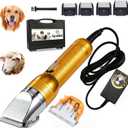 Electric Professional Dog Grooming Clippers, Powerful Sheep Shears Pet Grooming Clippers for Heavy Duty Hair,Horses Cat Farm Livestock Fur Carpet Trimmers Shaver for Thick Coats