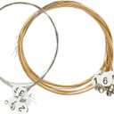 Bonsicoky A Set of 16 Harp Strings, Replacement Metal String for Harp