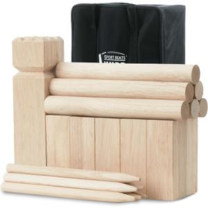 Kubb Game Set Kubbs Lawn Toss Games Includes Carry Bag