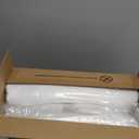 Puredown Natural Goose Down Feather Pillows for Sleeping Oval Gusseted Feather Down Pillow 100% Cotton Pillow Cover with Leaf Quilting King Set of 2