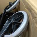 Portable Wheelchair,Lightweight Foldable Transport Chair with Handbrake for Adults and Senoirs