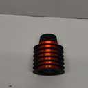 Skylety 8 Pieces Felt Top Hats Mini Black with Red Ribbon Miniature Top Hats for Christmas Party Snowman Doll Craft