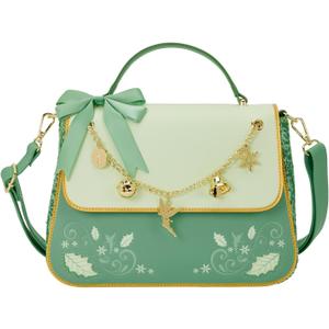 Loungefly Disney Tinker Bell Holiday Crossbody Bag