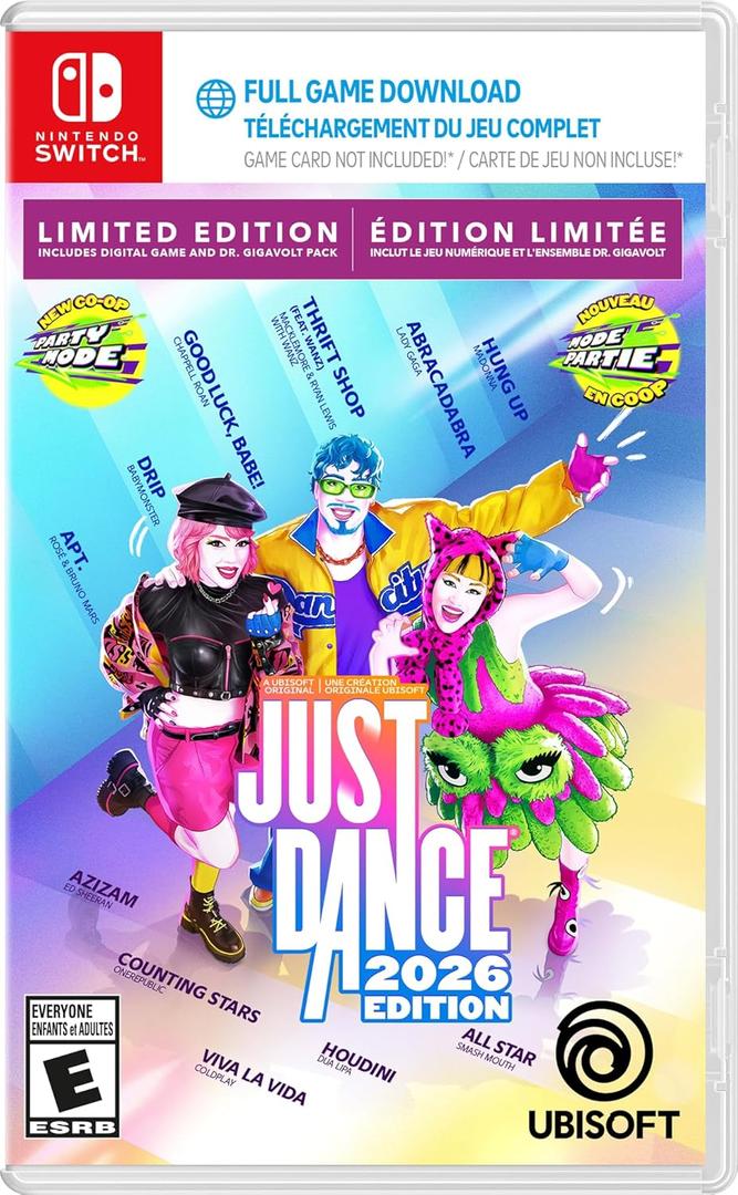 Just Dance 2026 Edition - Limited Edition, Nintendo Switch (Code in Box)
