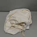 Canvas Laundry Bag with Handles & Drawstring Closure 30Wx35"H, Thick Canvas Laundry Bag Large Heavy Duty Washable Dirty Clothes Travel Sack for Camp, College Dorm, Laundromat (1Pack) (Beige)