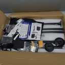 Height Adjustable Speaker Stand Pair Extend 33" to 42" with Wall Mount for Samsung, Vizio, Bose, LG, Roku Rear Speakers and More Surround Sound Speaker Stands Up to 5Lbs with Key Hole&Thread Hole