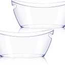 Ice Bucket 2 PCS, Thickened Ice Buckets for Parties, Mimosa Bar Supplies Beverage Tub for Champagne Beer Sparkling Wine Cocktails5.5L) 16.5 * 7.3 * 6.8inch (Clear)