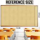 Inkspire Parchment Bulletin Board Paper Roll,14.8FTx47IN Large Reusable Waterproof Erasable Classroom Wall Background Backdrop Paper,Fade-Resistant Fabric Wrapping School Decors Teacher Supplies