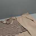 Pink Queen Sweater Sets for Women 2 Piece Long Sleeve Collar V Neck Sweatsuit Knitted Stripe Pajamas Size S