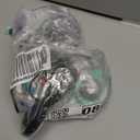 Reiso Gamecube Controller, 2 Pack NGC Classic Wired Controller for Wii Game cube Console (Clear Purple and Clear White)