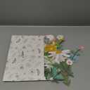 Daisy Flower Banner Wildflower Party Decorations Leaves Banner Paper Flower Garland Daisy Groovy for Wall Decoration Spring Baby Shower Wedding Backdrop Decorations