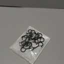 ADIIL 20 PCS Q Hanger Hooks with Safety Buckle, Windproof Screw Hooks for Hanging Outdoor String Lights, Plants, Christmas Patio Lights, 2.2 Inches, Black