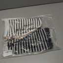 Women Cotton Cheeky Underwear - French High Cut Striped Panties (S)