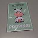 3 x Vintage Highland Cow Bathroom Sign, Are You Pooping Funny Tin Sign for Bathroom Toilet Wall Art Decor (8 X 12 Inch)