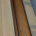 Bamboo Narrow Console Table, 39.4"(L) Wood Small Entryway Table, Accent Slim Hallway Tables, Thin Sofa Side Tables for Hallway, Living Room, Bedroom, Foyer, Walnut