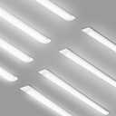 8 Packs 4FT LED Batten Light with 20cm Cable, Ultra-Thin Ceiling Surface Mounted Light, 40W, 4000K, IP20, LED Ceiling Lamp for Garage, Shop, Hallway, Office, Market, ver2