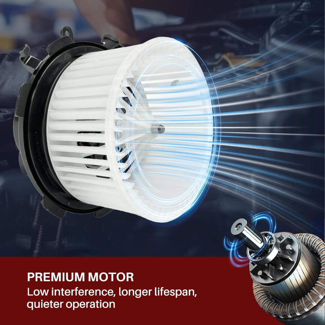 Front AC Blower Motor with Fan Fits for Dodge Mercedes Benz Freightliner Sprinter 2500 3500 HVAC Heater Blower Motor Replaces# 700319 0008356107