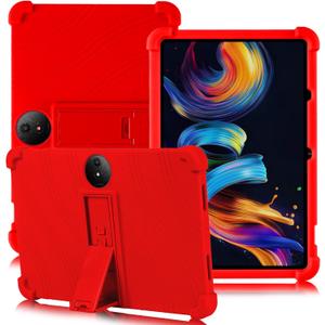 ATOOZ for TCL NXTPAPER 11 Plus Tablet Case 2025 (9649X) with PC Stand Soft Silicone Kids Case for TCL NXTPAPER 11 Plus 11.5 Inch (Red)
