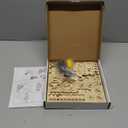 Adult 3D Wooden Spiral Walkway Marble Run Assembly Kit, DIY Mechanical Model Building Set, Educational STEM Puzzle Desktop Toy, Birthday Gift for Teens Aged 14 and up, All-new Upgraded Deluxe Edition