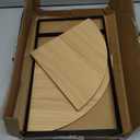 2 Tier Bathroom Counter Organizer, Standing Rack Cosmetic Holder, Wood Bathroom Organizer, Vanity Organizer Bathroom Counter Tray, for Bathroom, Bedroom (Log Color)