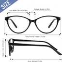 Przene 4 Pack Blue Light Blocking Reading Glasses,Readers for Women and Men with Spring Hinge