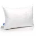 East Coast Bedding Cozy Dream Goose Feather and Down Pillows - RDS Certified, 100% Cotton Cover, Hotel Collection, Bed Sleeping, Medium Support Standard 26"L x 20"W