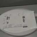 KOHLER Cachet ReadyLatch Elongated Slow Close Toilet Seat, White