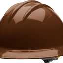 Bullard 3-Rib C33 Full Brim Safety Hard Hat with 6-Point Ratchet Suspension and Cotton Brow Pad (One Size)