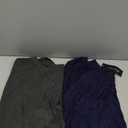 Free to Live 3 Pack Dolman Sleeve Tunic Dressy Business Casual Tops for Women Short Sleeve Shirts Work Outfits Travel Clothes, Large, Black, Charcoal, Navy (Black Missing)