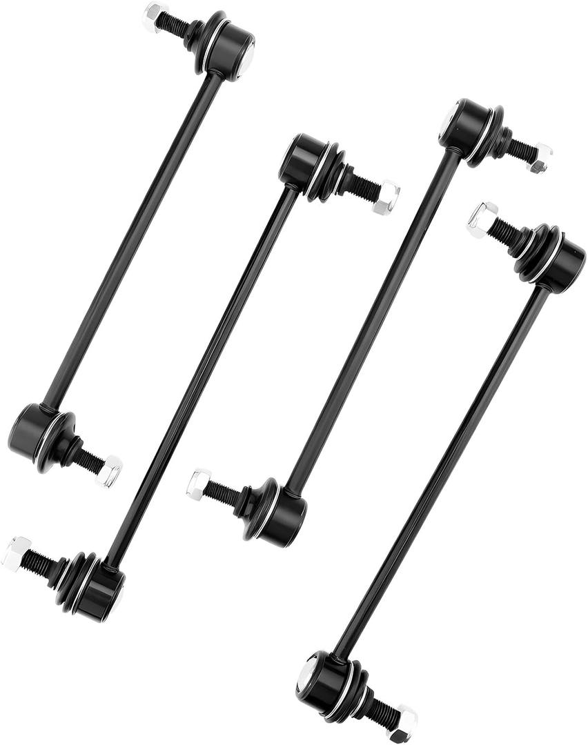 K90344, K90345 4Pcs Front & Rear Sway Bar Stabilizer End Links Suspension Kit, Compatible With 2001-2016 Toyota Highlander Avalon Camry Solara Venza, ES300 ES330 RX330 RX350 RX400H