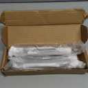 Kitchen Cabinet Pulls - Black Cabinet Handles - 5 Pack Long Cabinet Hardware for Drawers Dresser Furniture Pulls (3.78 inches Hole Center - 6.3 inches Length)