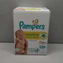 Pampers Baby Wipes Sensitive, Water Based Wipes, Hypoallergenic and Unscented for Babies, 588 Wipes Total (7 Refill Packs)