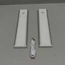 Under Cabinet Lighting, LED Motion Sensor Light Indoor, 2200mAh USB Rechargeable Closet Lights Battery Operated, Stick On Magnetic Wireless Dimmable Under Counter Lights for Kitchen(2 Pack) (8 inch)