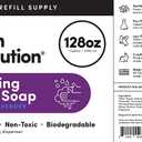 Clean Revolution Foaming Hand Soap Refill Supply Container. Ready to Use Formula. Natural Lavender Fragrance, 128 Fl. Oz