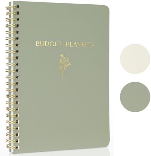 Set of 2 Pack, ZICOTO Easy to Use Monthly Budget Planner - 12 Month Financial Organizer with Expense Tracker Notebook - Monthly Money Budgeting Book To Manage Finances Effectively - 5.5"x8"