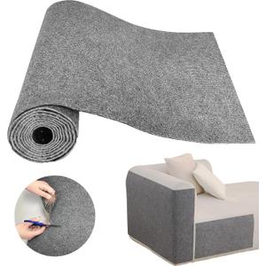 Cat Scratch Couch Furniture Protector, Adhesive Cat Scratch Pad Deterrent for Furniture, DIY Climbing Cat Scratcher Couch Protector from Cat Claws Scratching for Indoor (Light Grey, 78.7x15.8Inch)