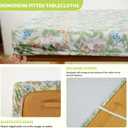 Rectangle Picnic Table Cloth, Elastic Waterproof Fitted Vinyl Tablecloths for 6 Foot Tables, Wipeable Flannel Backed Table Covers for Dining, Camping, Outdoor(Mulberry,30"x72")